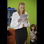 4. 11. 2025 – Čtenářská štafeta ZŠ (Foto: Kryštof Krtička)